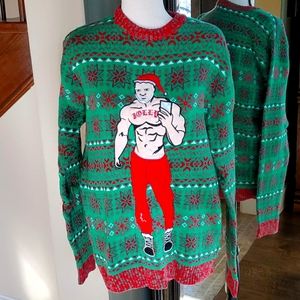 Ugly Christmas Sweater Swole Selfie